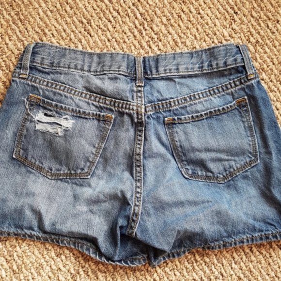 Distressed Jean Shorts Girls Youth Size 14 - Picture 2 of 6